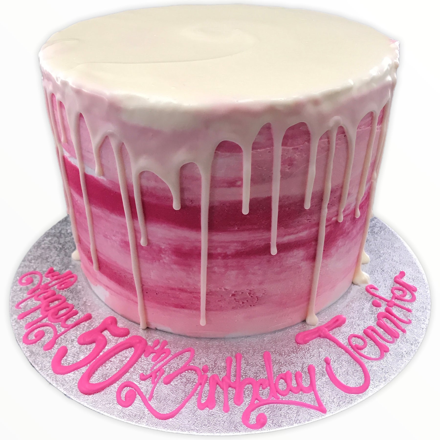 PINTEREST INSPIRED BIRTHDAY DRIP CAKE - YouTube